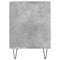 vidaXL Bedside Cabinet Concrete Grey 40x35x50 cm Engineered Wood