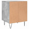 vidaXL Bedside Cabinet Concrete Grey 40x35x50 cm Engineered Wood