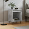 vidaXL Bedside Cabinet Concrete Grey 40x35x50 cm Engineered Wood