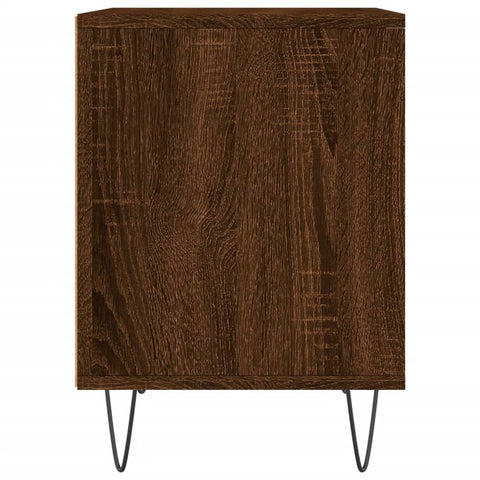 vidaXL Bedside Cabinet Brown Oak 40x35x50 cm Engineered Wood