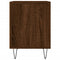 vidaXL Bedside Cabinet Brown Oak 40x35x50 cm Engineered Wood