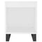 vidaXL Bedside Cabinet White 40x35x50 cm Engineered Wood