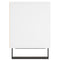 vidaXL Bedside Cabinet White 40x35x50 cm Engineered Wood