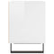 vidaXL Bedside Cabinets 2 pcs High Gloss White 40x35x50 cm Engineered Wood