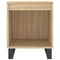 vidaXL Bedside Cabinets 2 pcs Sonoma Oak 40x35x50 cm Engineered Wood