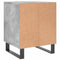vidaXL Bedside Cabinets 2 pcs Concrete Grey 40x35x50 cm Engineered Wood