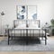 vidaXL Bedside Cabinets 2 pcs Concrete Grey 40x35x50 cm Engineered Wood