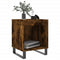 vidaXL Bedside Cabinets 2 pcs Smoked Oak 40x35x50 cm Engineered Wood