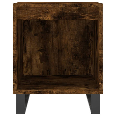 vidaXL Bedside Cabinets 2 pcs Smoked Oak 40x35x50 cm Engineered Wood