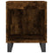 vidaXL Bedside Cabinets 2 pcs Smoked Oak 40x35x50 cm Engineered Wood