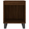 vidaXL Bedside Cabinets 2 pcs Brown Oak 40x35x50 cm Engineered Wood