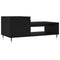 vidaXL Coffee Table Black 100x50x45 cm Engineered Wood