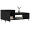 vidaXL Coffee Table Black 100x50x45 cm Engineered Wood