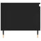 vidaXL Coffee Table Black 100x50x45 cm Engineered Wood