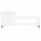 vidaXL Coffee Table High Gloss White 100x50x45 cm Engineered Wood