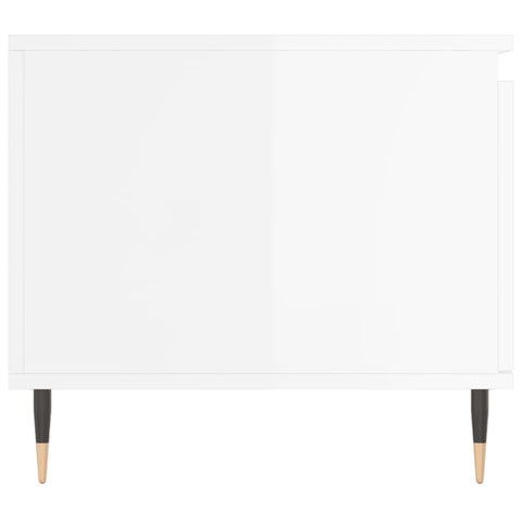vidaXL Coffee Table High Gloss White 100x50x45 cm Engineered Wood