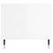 vidaXL Coffee Table High Gloss White 100x50x45 cm Engineered Wood