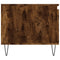 vidaXL Coffee Table Smoked Oak 100x50x45 cm Engineered Wood