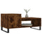 vidaXL Coffee Table Smoked Oak 100x50x45 cm Engineered Wood