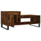 vidaXL Coffee Table Smoked Oak 100x50x45 cm Engineered Wood