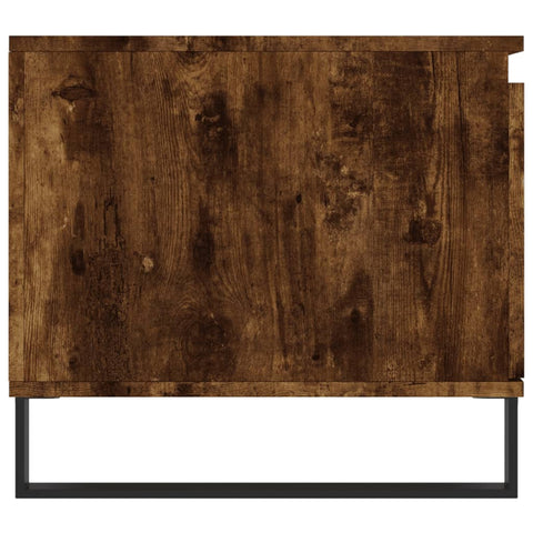 vidaXL Coffee Table Smoked Oak 100x50x45 cm Engineered Wood