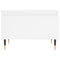 vidaXL Coffee Table White 50x46x35 cm Engineered Wood