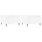 vidaXL Coffee Tables 2 pcs White 50x46x35 cm Engineered Wood