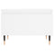 vidaXL Coffee Tables 2 pcs White 50x46x35 cm Engineered Wood