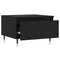 vidaXL Coffee Tables 2 pcs Black 50x46x35 cm Engineered Wood