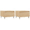 vidaXL Coffee Tables 2 pcs Sonoma Oak 50x46x35 cm Engineered Wood