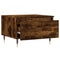 vidaXL Coffee Tables 2 pcs Smoked Oak 50x46x35 cm Engineered Wood