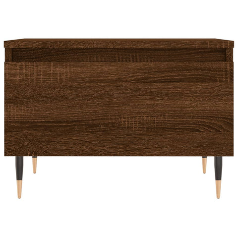 vidaXL Coffee Table Brown Oak 50x46x35 cm Engineered Wood