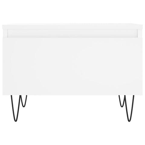 vidaXL Coffee Tables 2 pcs White 50x46x35 cm Engineered Wood