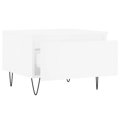 vidaXL Coffee Tables 2 pcs White 50x46x35 cm Engineered Wood