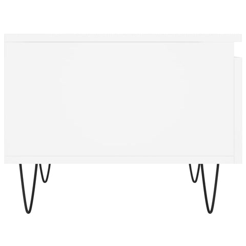 vidaXL Coffee Tables 2 pcs White 50x46x35 cm Engineered Wood