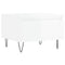 vidaXL Coffee Tables 2 pcs High Gloss White 50x46x35 cm Engineered Wood