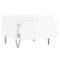 vidaXL Coffee Tables 2 pcs High Gloss White 50x46x35 cm Engineered Wood