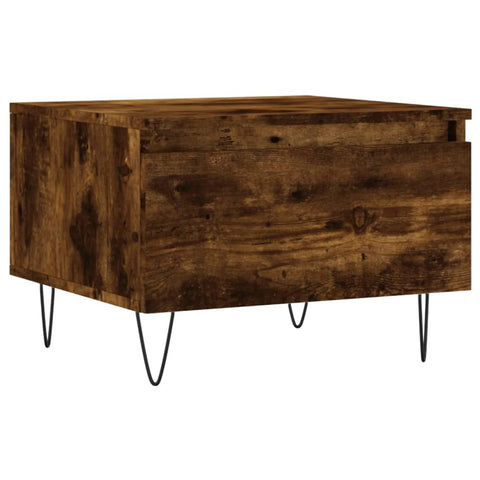 vidaXL Coffee Tables 2 pcs Smoked Oak 50x46x35 cm Engineered Wood