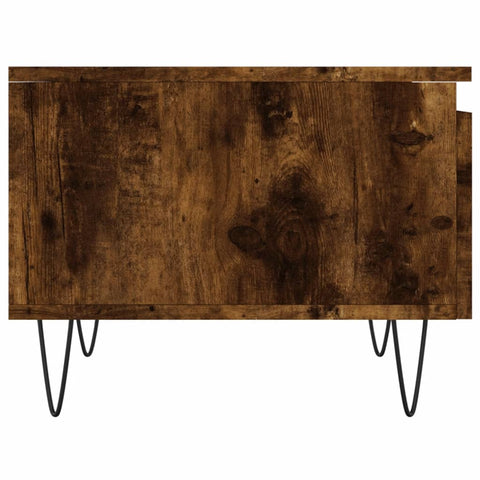 vidaXL Coffee Tables 2 pcs Smoked Oak 50x46x35 cm Engineered Wood