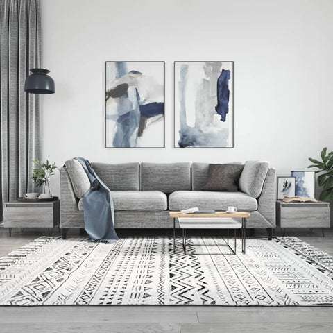 vidaXL Coffee Tables 2 pcs Grey Sonoma 50x46x35 cm Engineered Wood