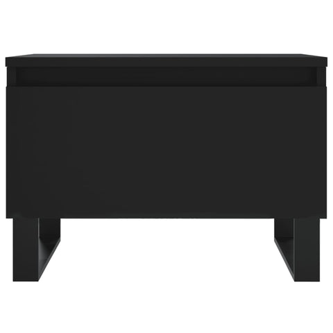 vidaXL Coffee Tables 2 pcs Black 50x46x35 cm Engineered Wood