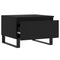 vidaXL Coffee Tables 2 pcs Black 50x46x35 cm Engineered Wood