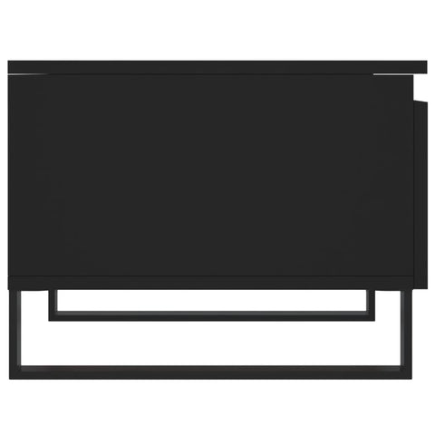 vidaXL Coffee Tables 2 pcs Black 50x46x35 cm Engineered Wood