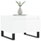 vidaXL Coffee Tables 2 pcs High Gloss White 50x46x35 cm Engineered Wood