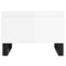 vidaXL Coffee Tables 2 pcs High Gloss White 50x46x35 cm Engineered Wood
