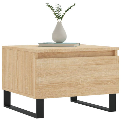 vidaXL Coffee Tables 2 pcs Sonoma Oak 50x46x35 cm Engineered Wood