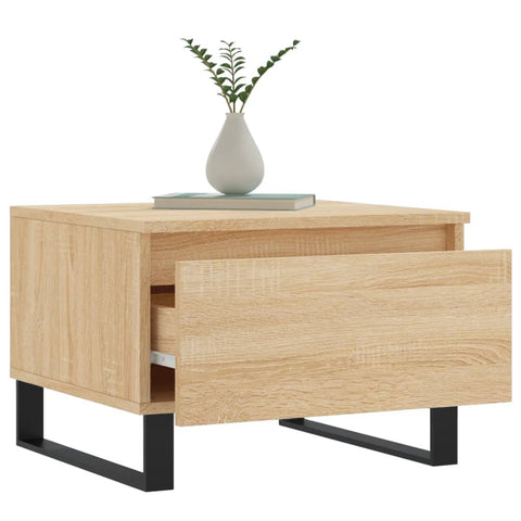 vidaXL Coffee Tables 2 pcs Sonoma Oak 50x46x35 cm Engineered Wood