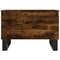 vidaXL Coffee Tables 2 pcs Smoked Oak 50x46x35 cm Engineered Wood