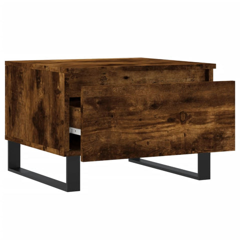 vidaXL Coffee Tables 2 pcs Smoked Oak 50x46x35 cm Engineered Wood