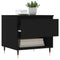 vidaXL Coffee Table Black 50x46x50 cm Engineered Wood
